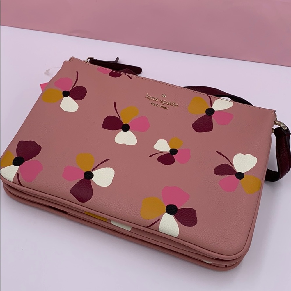 Kate Spade New York Triple Gusset Crossbody Dusk - Picture 16 of 16